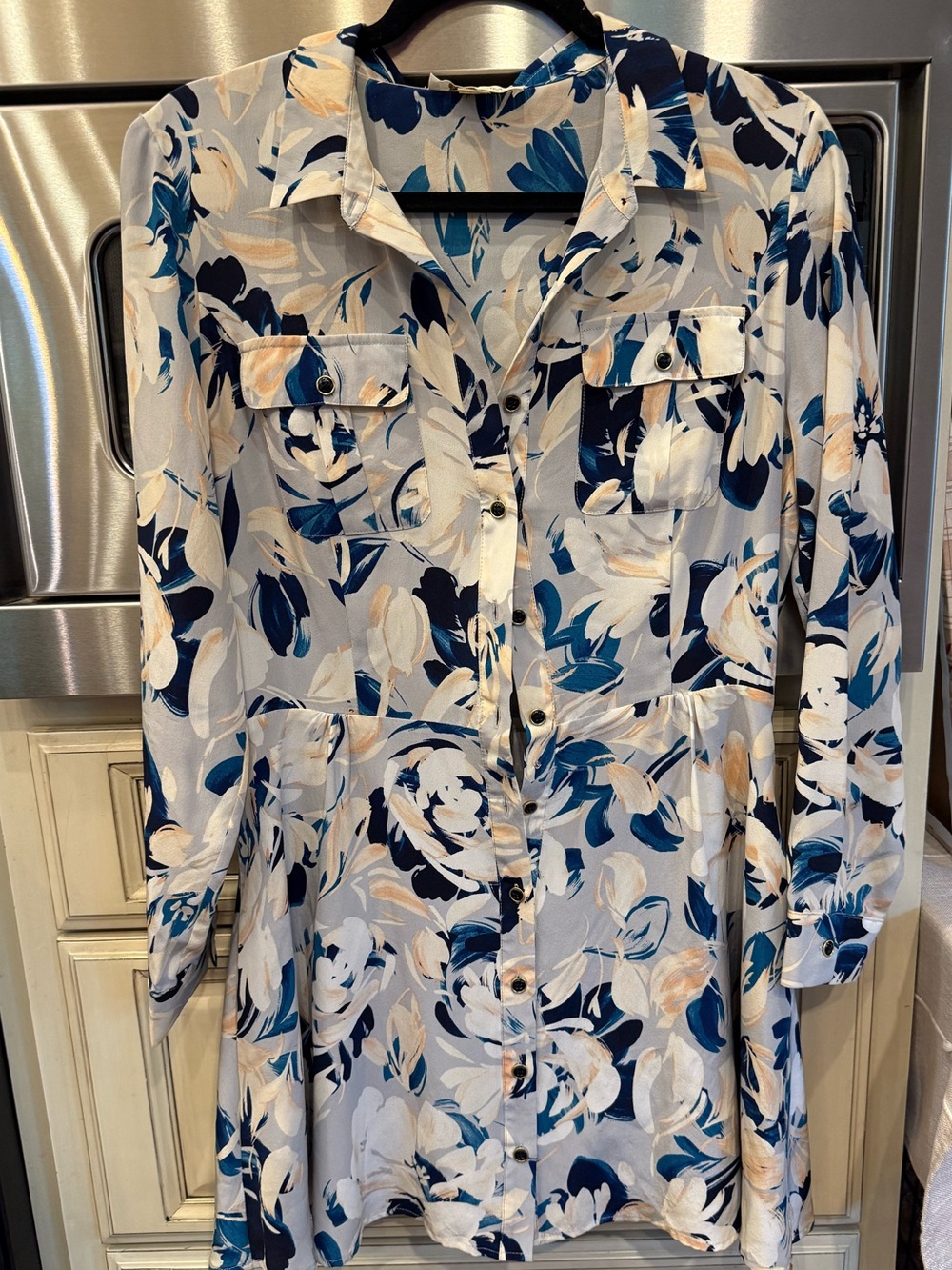 YUMI KIM Floral Button front dress size medium; NWOT